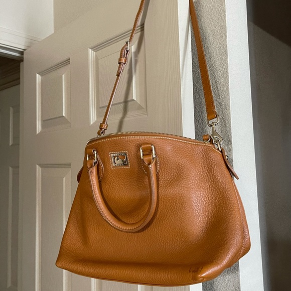 Vintage brown leather dooney and bourke purse - Picture 1 of 5